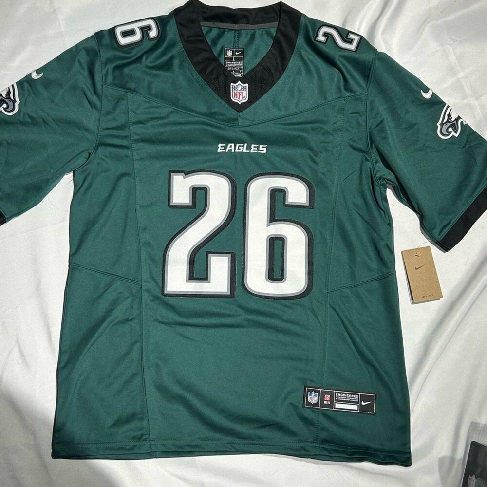 Nike Philadelphia Eagles Saquon‎ Barkley #26 Dri-Fit Football Jersey Size L